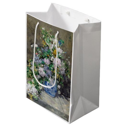 Pierre-Auguste Renoir - Spring Bouquet Medium Cadeauzakje (Voorkant Gekanteld)
