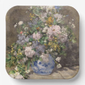 Pierre-Auguste Renoir Spring Bouquet Papieren Bordje (Voorkant)
