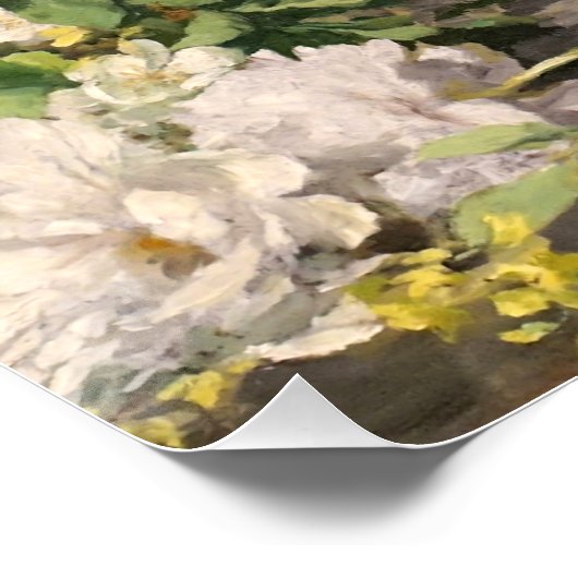 Pierre-Auguste Renoir Spring Bouquet Perfect Poster (Hoek)