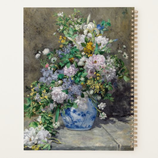 Pierre-Auguste Renoir - Spring Bouquet Planner (Achterkant)