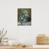 Pierre-Auguste Renoir - Spring Bouquet Poster (Keuken)