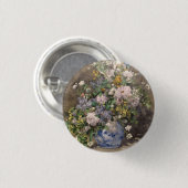 Pierre-Auguste Renoir Spring Bouquet Ronde Button 3,2 Cm (Voorkant /achterkant)