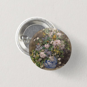 Pierre-Auguste Renoir Spring Bouquet Ronde Button 3,2 Cm