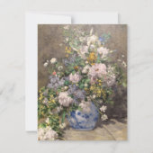Pierre-Auguste Renoir Spring Bouquet RSVP Kaartje (Voorkant)