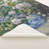 Pierre-Auguste Renoir - Spring Bouquet Sherpa Deken (3/4)