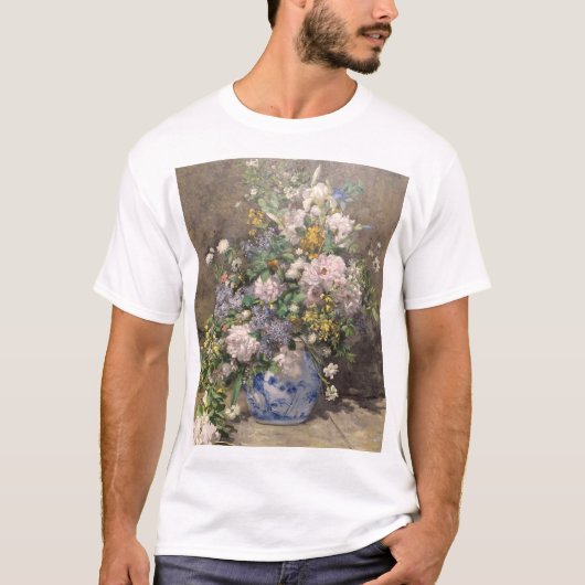 Pierre-Auguste Renoir Spring Bouquet T-shirt (Voorkant)