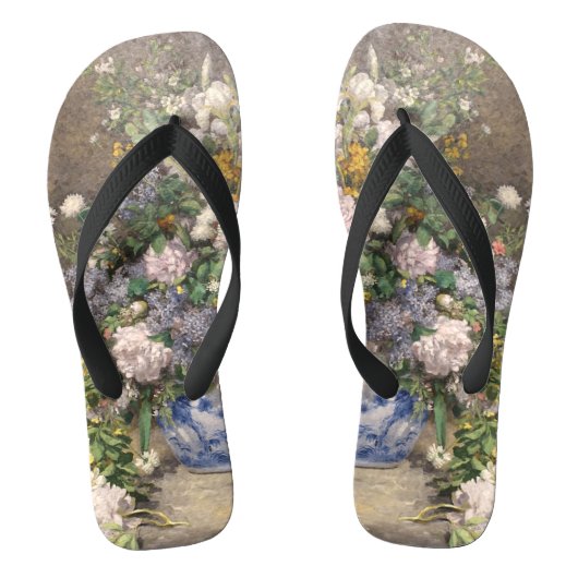 Pierre-Auguste Renoir Spring Bouquet Teenslippers