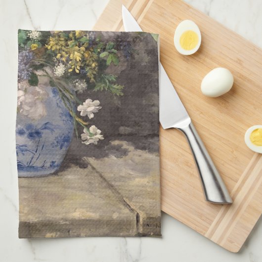 Pierre-Auguste Renoir Spring Bouquet Theedoek (Quarter Fold)