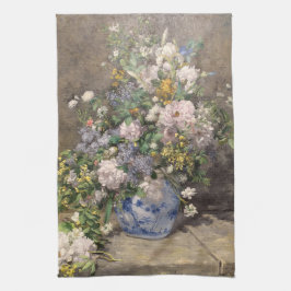 Pierre-Auguste Renoir Spring Bouquet Theedoek