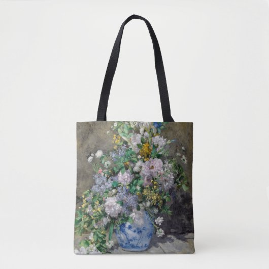 Pierre-Auguste Renoir - Spring Bouquet Tote Bag (Voorkant)
