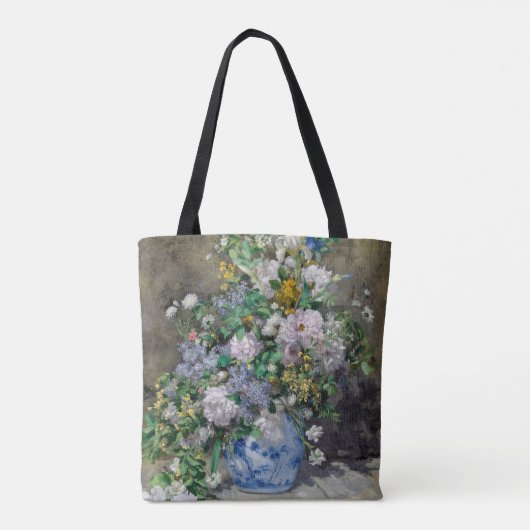 Pierre-Auguste Renoir - Spring Bouquet Tote Bag (Achterkant)