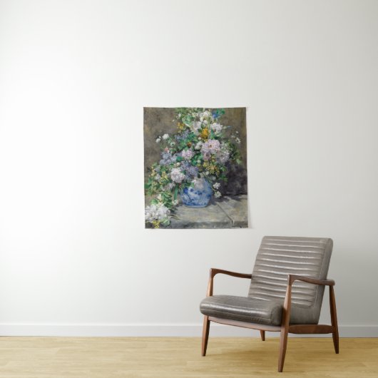 Pierre-Auguste Renoir - Spring Bouquet Wandkleed (In situ)