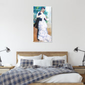Pierre-Auguste Renoir - Stad Dans Canvas Afdruk (Insitu (Slaapkamer))