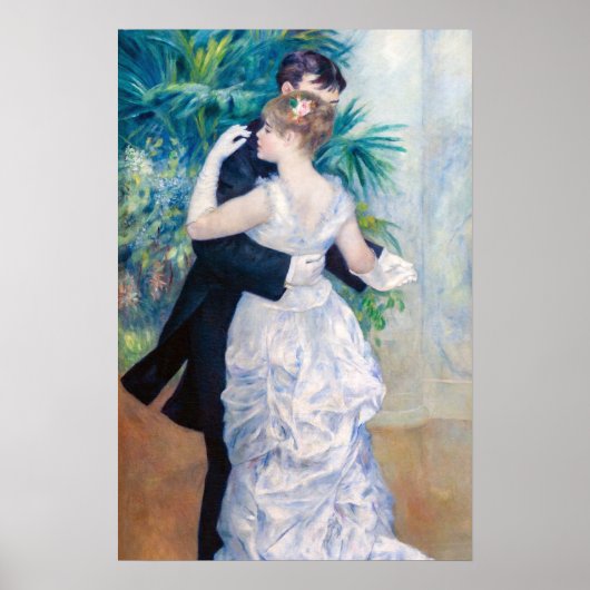 Pierre-Auguste Renoir - Stad Dans Poster (Voorkant)