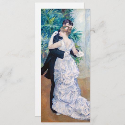 Pierre-Auguste Renoir - Stadsdans Kaart (Voorkant / Achterkant)