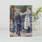 Pierre-Auguste Renoir - The Swing Kaart (Staand voorkant)
