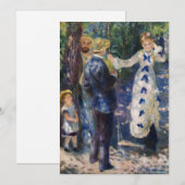 Pierre-Auguste Renoir - The Swing Kaart (Voorkant / Achterkant)