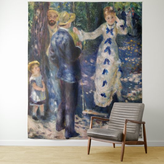 Pierre-Auguste Renoir - The Swing Wandkleed (In situ)