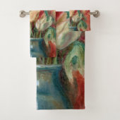 Pierre-Auguste Renoir - Tulip Bouquet Bad Handdoek (Insitu)