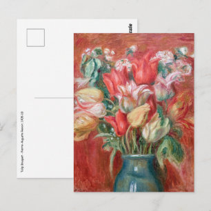 Pierre-Auguste Renoir - Tulip Bouquet Briefkaart