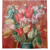 Pierre-Auguste Renoir - Tulip Bouquet Douchegordijn (Voorkant)