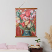 Pierre-Auguste Renoir - Tulip Bouquet Hangend Wandkleed (Slaapkamer)