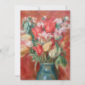 Pierre-Auguste Renoir - Tulip Bouquet Kaart (Voorkant)