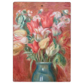 Pierre-Auguste Renoir - Tulip Bouquet Klembord (Achterkant)