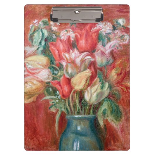 Pierre-Auguste Renoir - Tulip Bouquet Klembord (Voorkant)