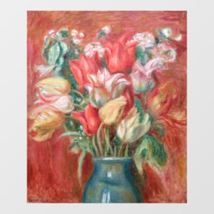 Pierre-Auguste Renoir - Tulip Bouquet Raamsticker