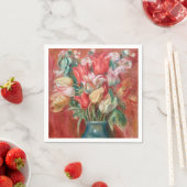 Pierre-Auguste Renoir - Tulip Bouquet Servet (Insitu)