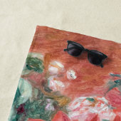 Pierre-Auguste Renoir - Tulip Bouquet Strandlaken (In situ)