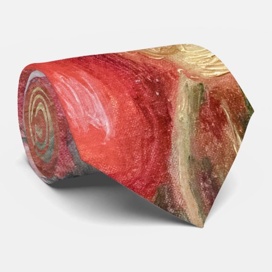 Pierre-Auguste Renoir - Tulip Bouquet Stropdas (Opgerold)