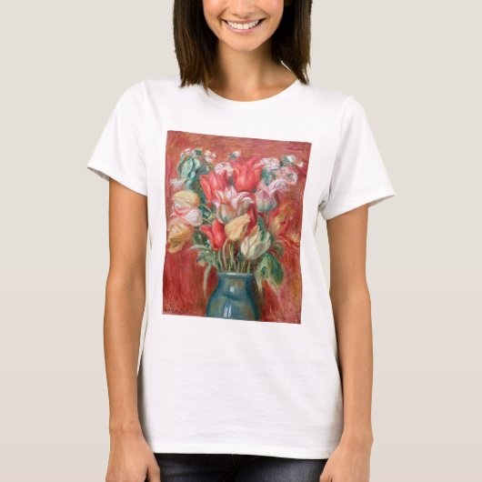 Pierre-Auguste Renoir - Tulip Bouquet T-shirt (Voorkant)