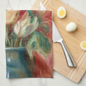 Pierre-Auguste Renoir - Tulip Bouquet Theedoek (Quarter Fold)