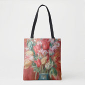 Pierre-Auguste Renoir - Tulip Bouquet Tote Bag (Voorkant)
