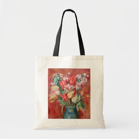 Pierre-Auguste Renoir - Tulip Bouquet Tote Bag (Voorkant)