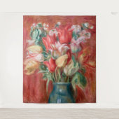 Pierre-Auguste Renoir - Tulip Bouquet Wandkleed (Voorkant)