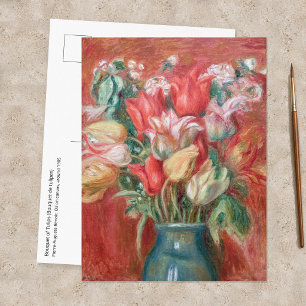 Pierre-Auguste Renoir - Tulpboeket Briefkaart