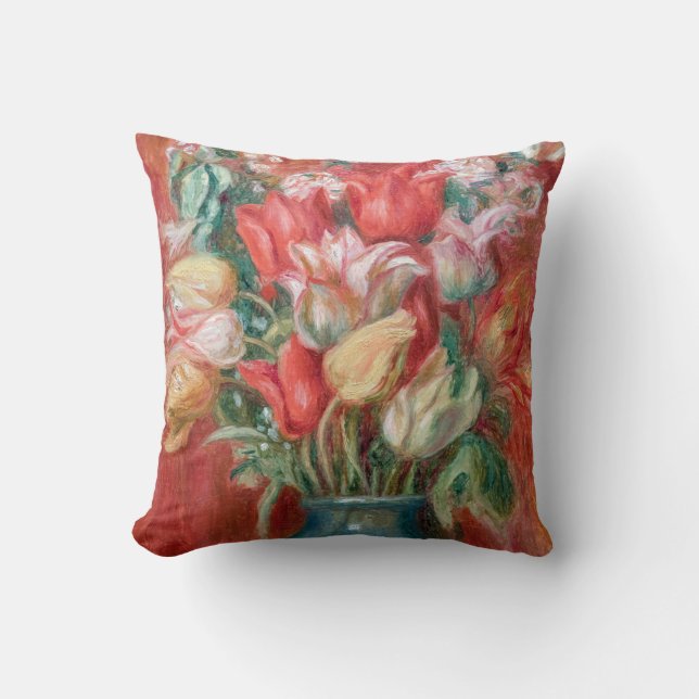 Pierre-Auguste Renoir - Tulpboeket Kussen (Voorkant)