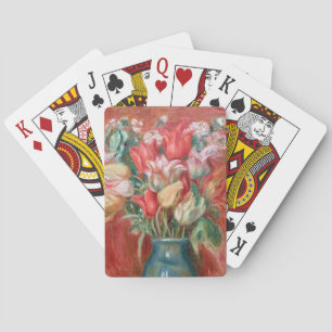Pierre-Auguste Renoir - Tulpboeket Pokerkaarten