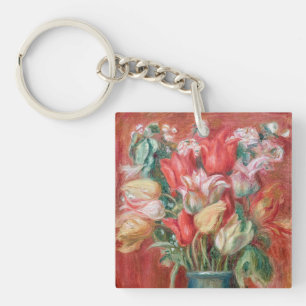 Pierre-Auguste Renoir - Tulpboeket Sleutelhanger