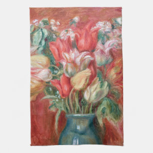 Pierre-Auguste Renoir - Tulpboeket Theedoek