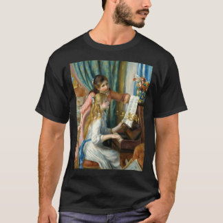 Pierre-Auguste Renoir Twee jonge meisjes op de T-shirt