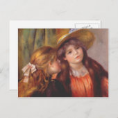 Pierre-Auguste Renoir - Twee meisjes Briefkaart (Voorkant / Achterkant)