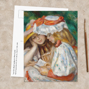 Pierre-Auguste Renoir - Twee meisjes lezen Briefkaart