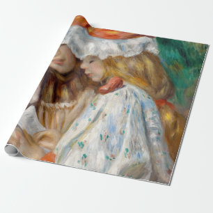 Pierre-Auguste Renoir - Twee meisjes lezen Cadeaupapier