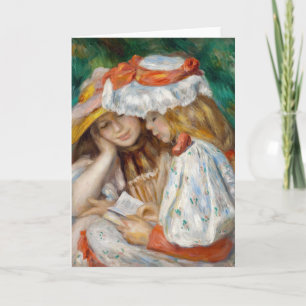 Pierre-Auguste Renoir - Twee meisjes lezen Kaart