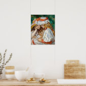 Pierre-Auguste Renoir - Twee meisjes lezend Poster (Keuken)