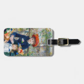 Pierre-Auguste Renoir - Twee zussen op de Terrace Bagagelabel (Voorkant horizontaal)